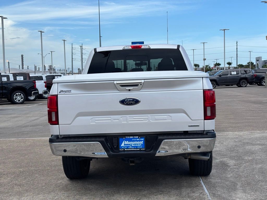 2019 Ford F-150 Lariat White at DeMontrond Gulf Freeway