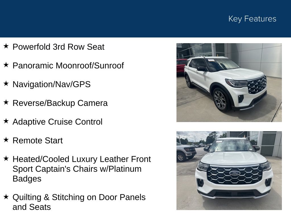 2025 Ford Explorer Platinum