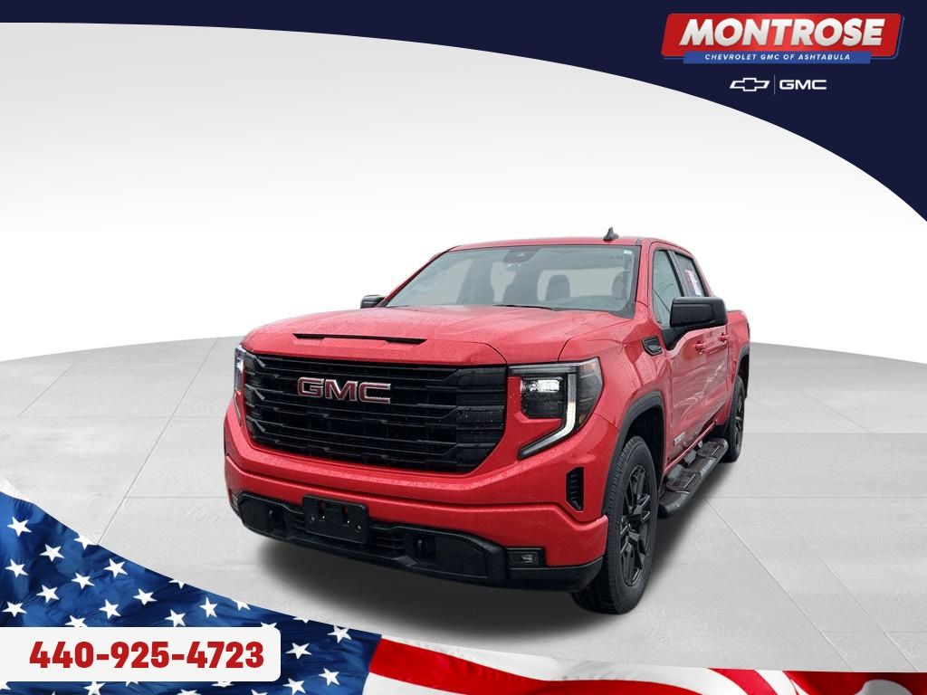 Cardinal Red 2023 GMC Sierra 1500 Elevation Crew Cab 4WD Pickup Truck Four-Wheel Drive 8-Speed Automatic