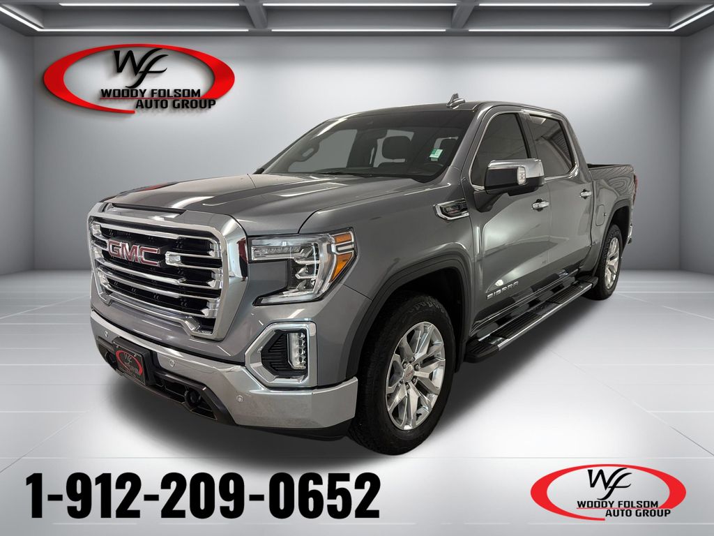 Gray (Steel Metallic) 2021 GMC Sierra 1500 Pickup Truck Four-Wheel Drive Automatic