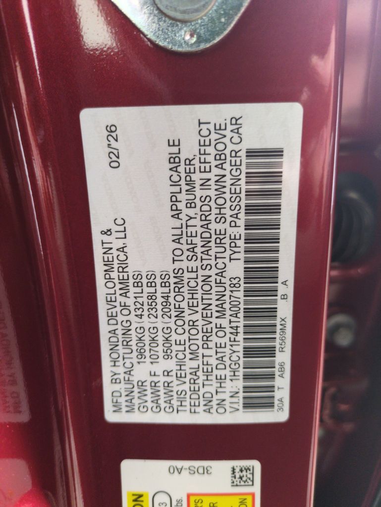 New 2026 Honda Accord For Sale in Fort Wayne, IN