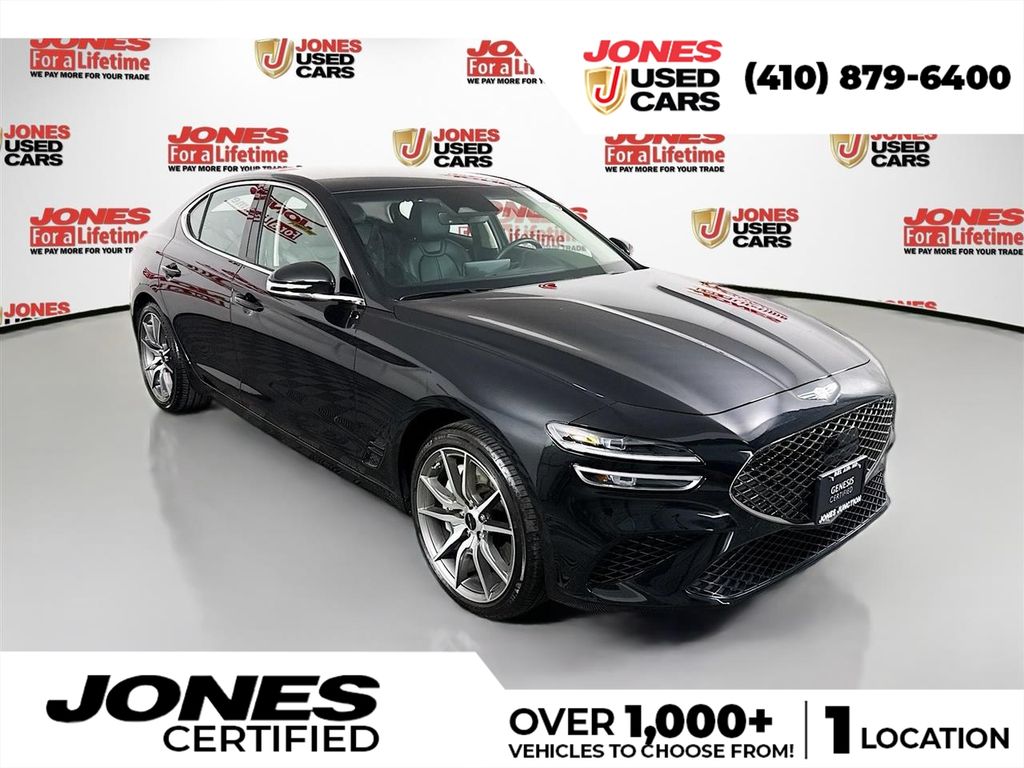 Black 2026 Genesis G70 2.5T Standard AWD Sedan All-Wheel Drive 8-Speed Automatic