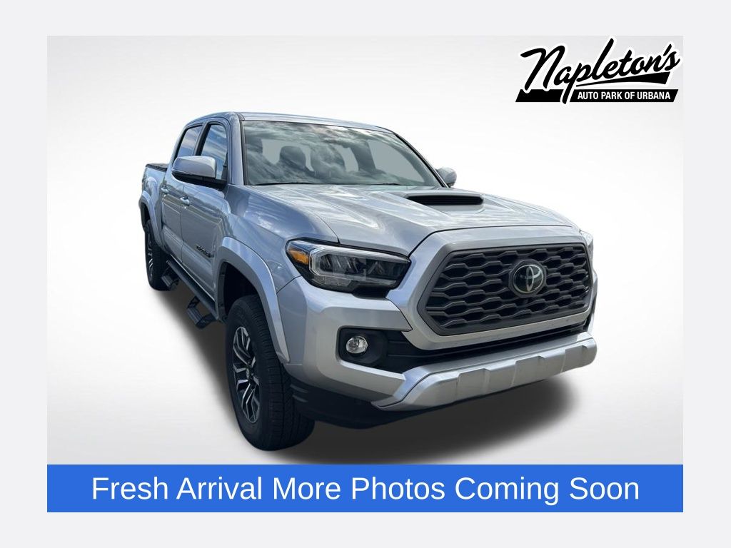 Celestial Silver Metallic 2023 Toyota Tacoma TRD Sport Double Cab 4WD Pickup Truck Four-Wheel Drive 6-Speed Automatic