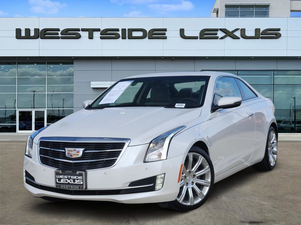 Crystal White 2019 Cadillac ATS Coupe 2.0T Luxury RWD Coupe Rear-Wheel Drive 8-Speed Automatic