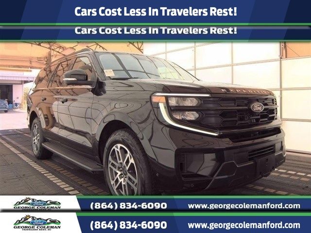 Black Metallic 2025 Ford Expedition MAX Active 4WD SUV / Crossover Four-Wheel Drive Automatic