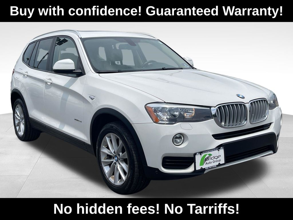 Alpine White 2017 BMW X3 SUV / Crossover All-Wheel Drive 8-Speed Automatic