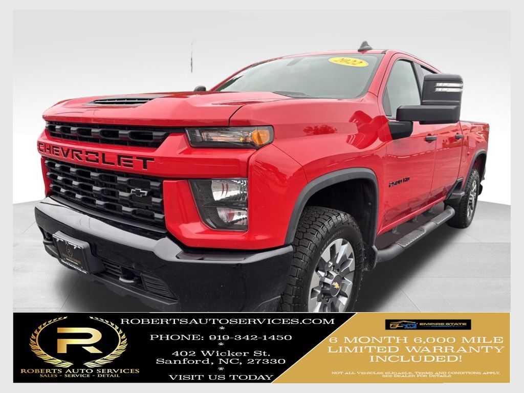 Red Hot 2022 Chevrolet Silverado 2500HD Pickup Truck Four-Wheel Drive 6-Speed Automatic