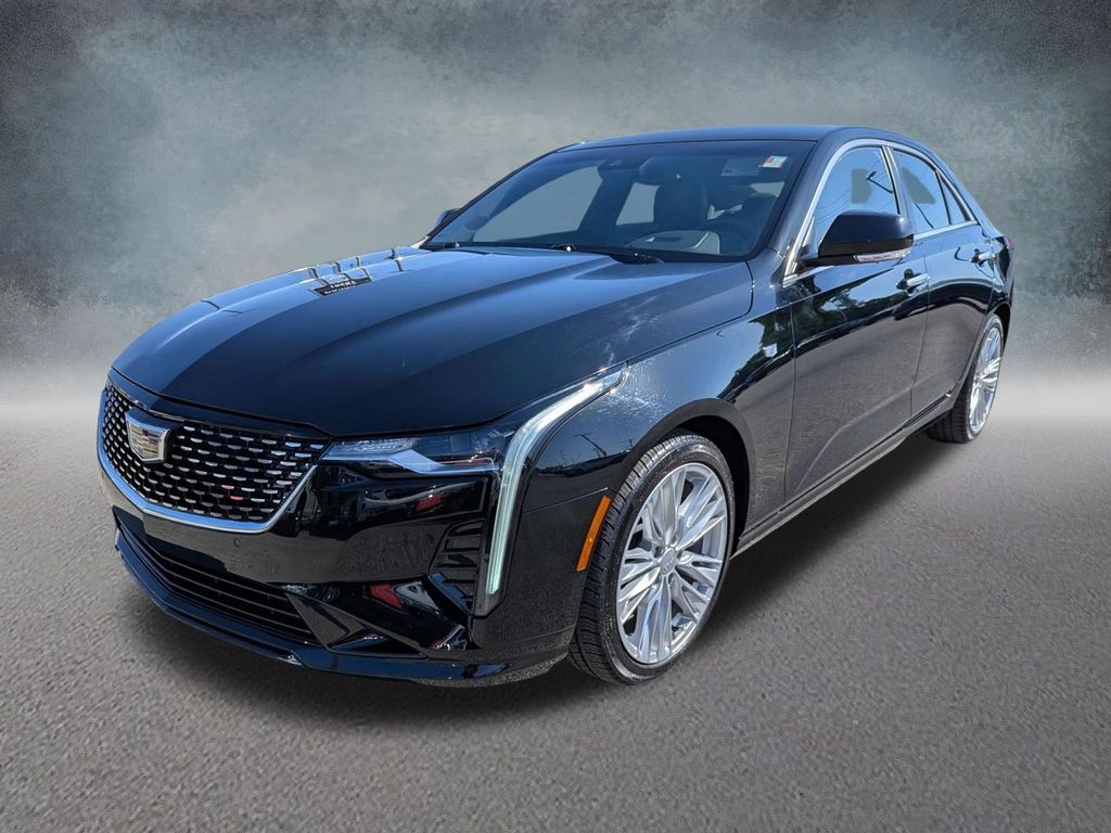 Black Raven 2025 Cadillac CT4 Premium Luxury RWD Sedan Rear-Wheel Drive 8-Speed Automatic