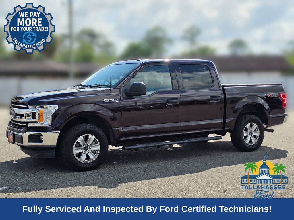 Magma Red 2018 Ford F-150 Pickup Truck Four-Wheel Drive 6-Speed Automatic