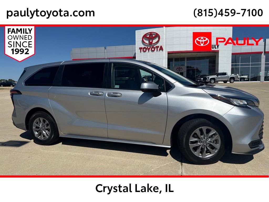 Celestial Silver Metallic 2022 Toyota Sienna Minivan All-Wheel Drive Continuously Variable Transmission
