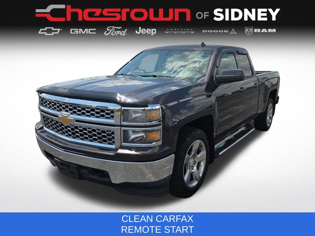 Gray (Tungsten Metallic) 2014 Chevrolet Silverado 1500 Pickup Truck Four-Wheel Drive 6-Speed Automatic Overdrive