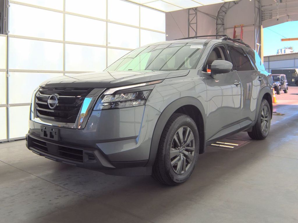 Gray (Gun Metallic) 2024 Nissan Pathfinder SV 4WD SUV / Crossover All-Wheel Drive 9-Speed Automatic