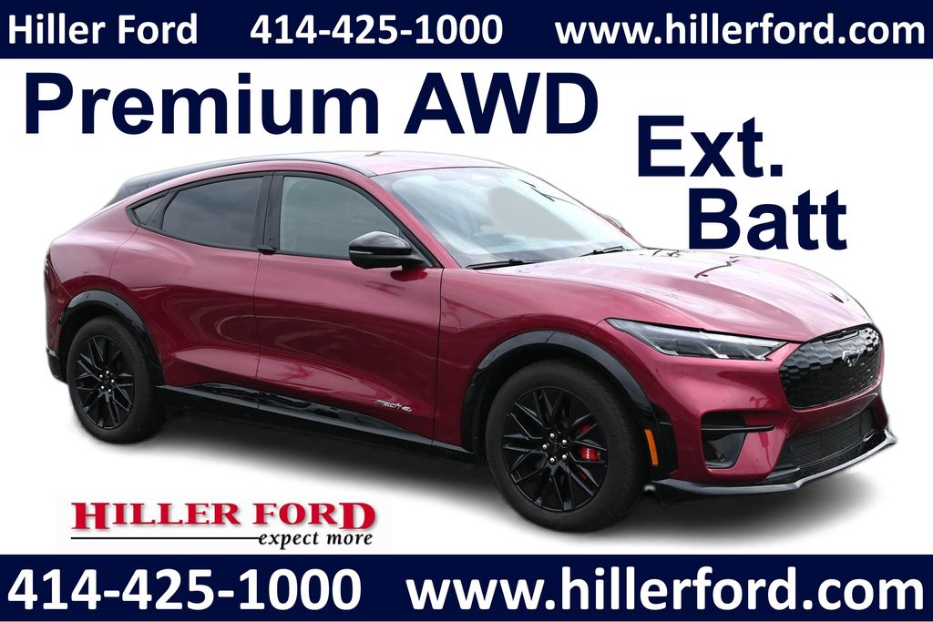 Pink (Magenta) 2025 Ford Mustang Mach-E Premium AWD SUV / Crossover All-Wheel Drive Automatic
