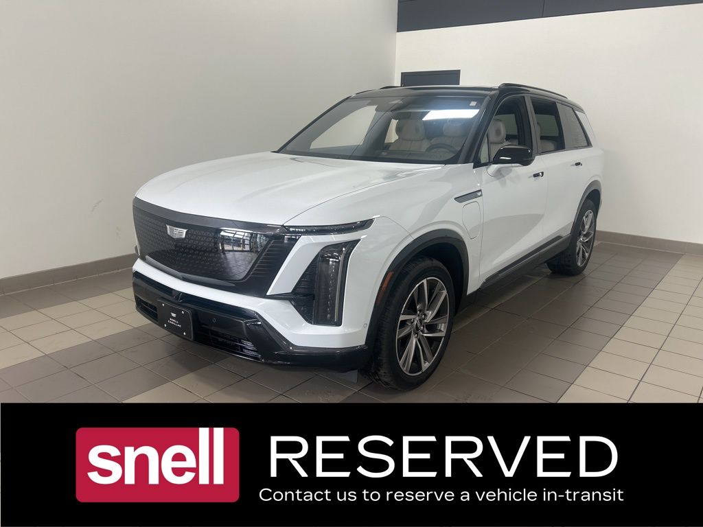 Vibrant White Tricoat 2026 Cadillac VISTIQ SUV / Crossover All-Wheel Drive 1-Speed Automatic