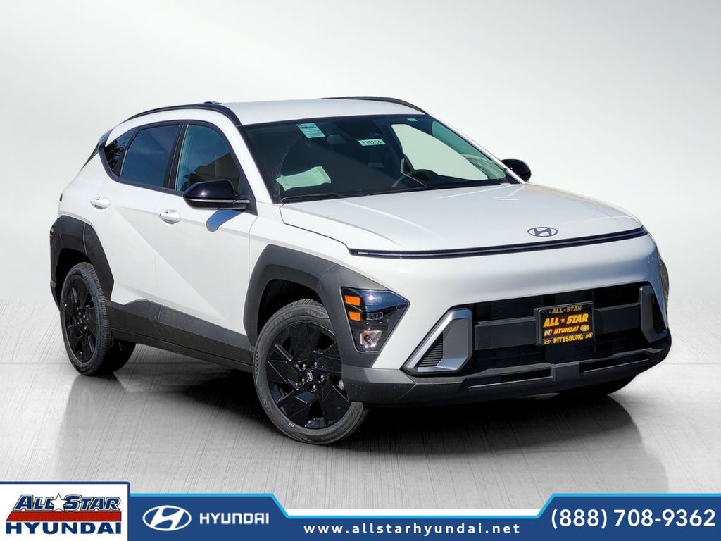 Atlas White 2026 Hyundai Kona SUV / Crossover Front-Wheel Drive Continuously Variable Transmission