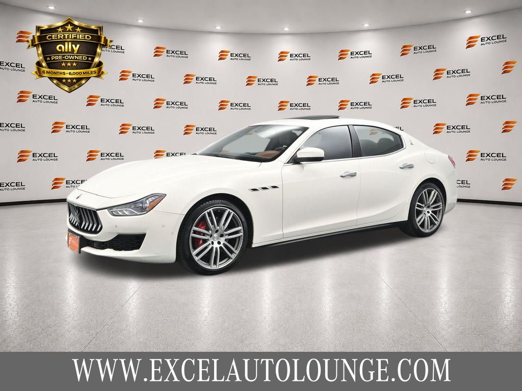 White 2019 Maserati Ghibli Sedan All-Wheel Drive 8-Speed Automatic