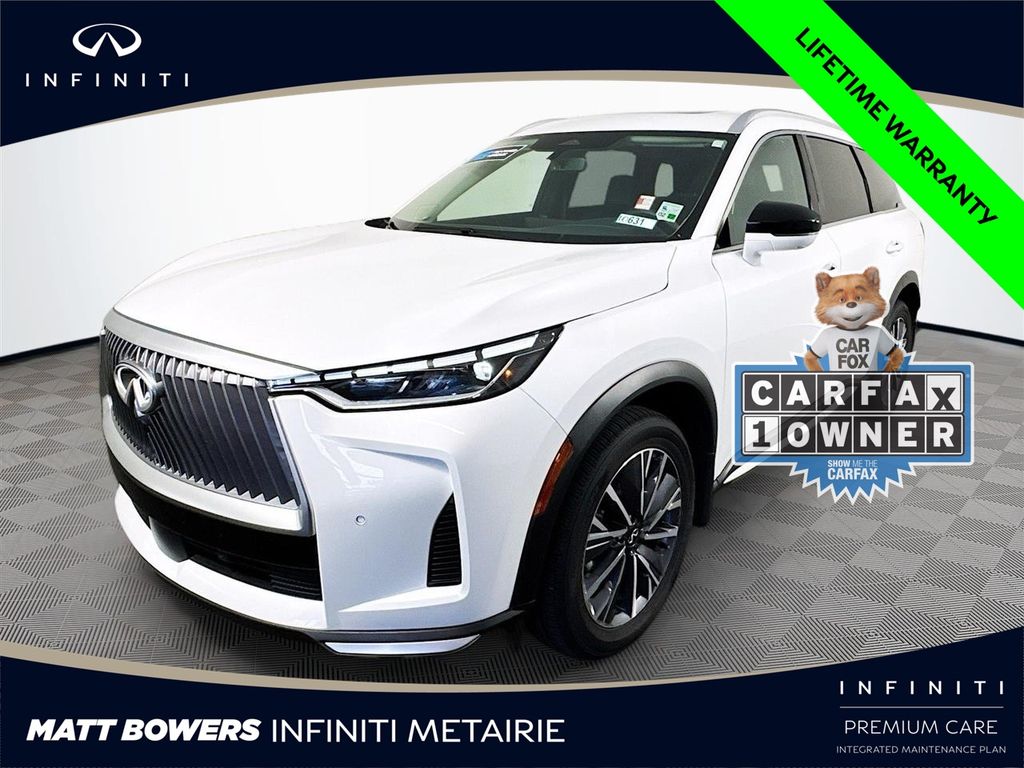 Radiant White 2026 INFINITI QX60 SUV / Crossover Front-Wheel Drive 9-Speed Automatic