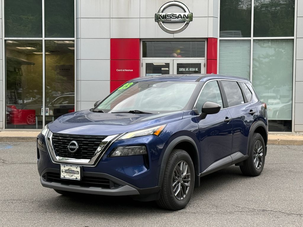 Caspian Blue Metallic 2023 Nissan Rogue SUV / Crossover All-Wheel Drive Continuously Variable Transmission