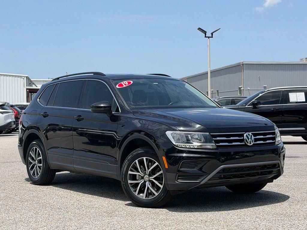 Deep Black 2019 Volkswagen Tiguan SUV / Crossover Front-Wheel Drive 8-Speed Automatic