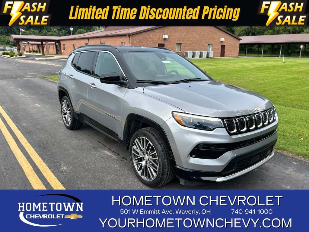 Billet Silver Metallic Clearcoat 2023 Jeep Compass SUV / Crossover Four-Wheel Drive 8-Speed Automatic