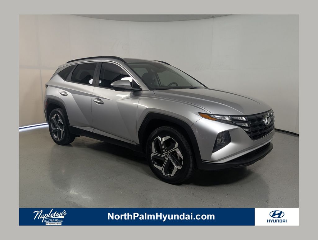 Shimmering Silver 2023 Hyundai Tucson SUV / Crossover All-Wheel Drive 8-Speed Automatic