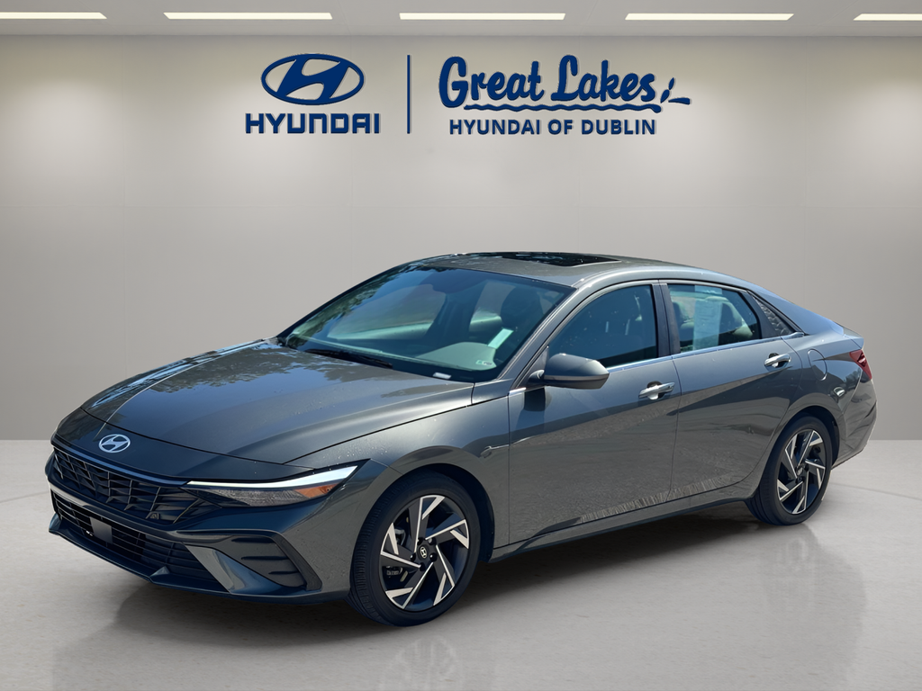 Amazon Gray 2024 Hyundai Elantra SEL FWD Sedan Front-Wheel Drive Continuously Variable Transmission