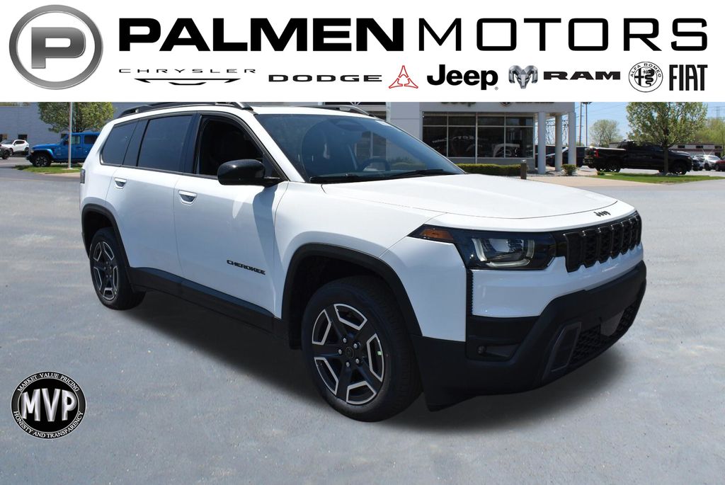 Bright White Clearcoat 2026 Jeep Cherokee SUV / Crossover Four-Wheel Drive Continuously Variable Transmission