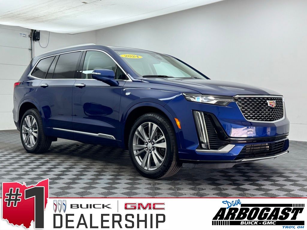 Opulent Blue Metallic 2024 Cadillac XT6 Premium Luxury AWD SUV / Crossover Four-Wheel Drive 9-Speed Automatic