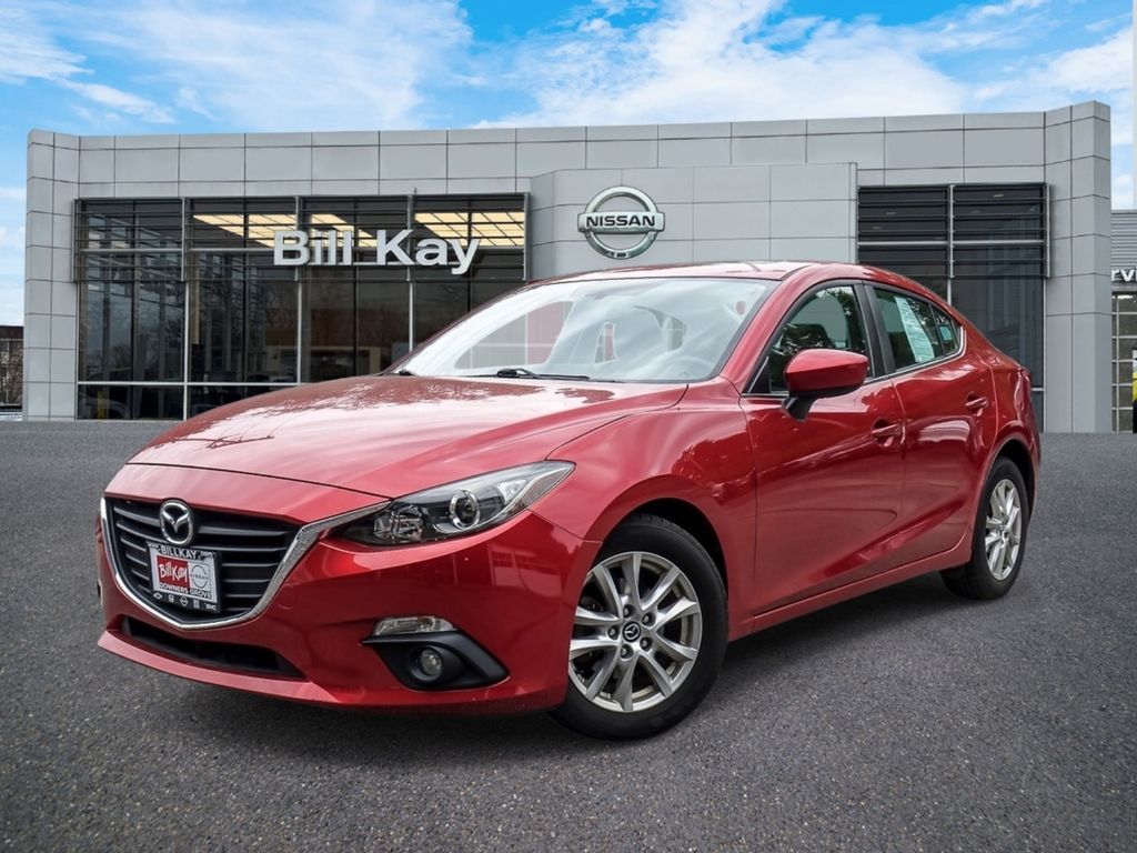 Soul Red Metallic 2016 Mazda MAZDA3 Sedan Front-Wheel Drive 6-Speed Automatic