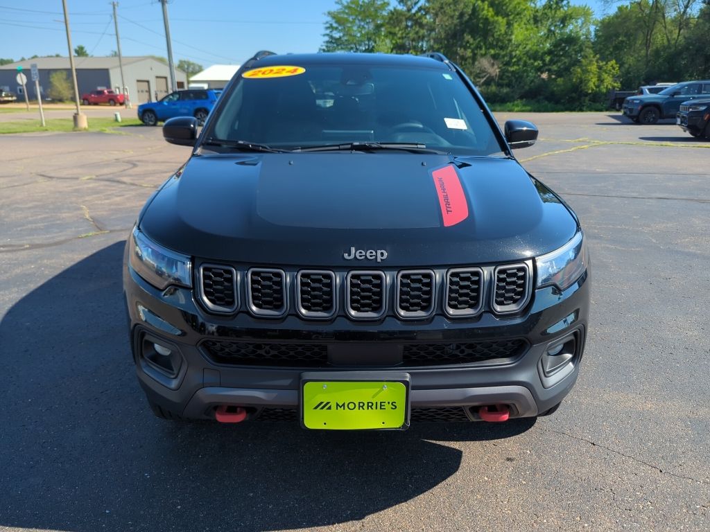 Used 2024 Jeep Compass Trailhawk with VIN 3C4NJDDN6RT137038 for sale in Forest Lake, Minnesota