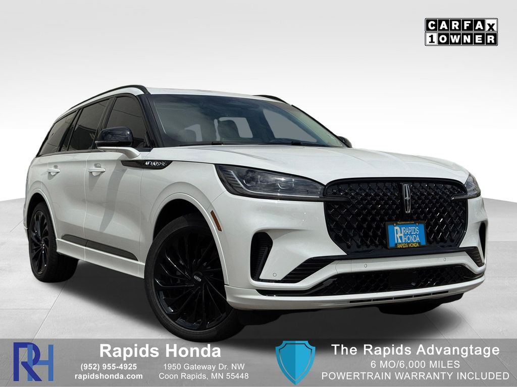 Pristine White Metallic Tri-Coat 2025 Lincoln Aviator SUV / Crossover All-Wheel Drive Automatic