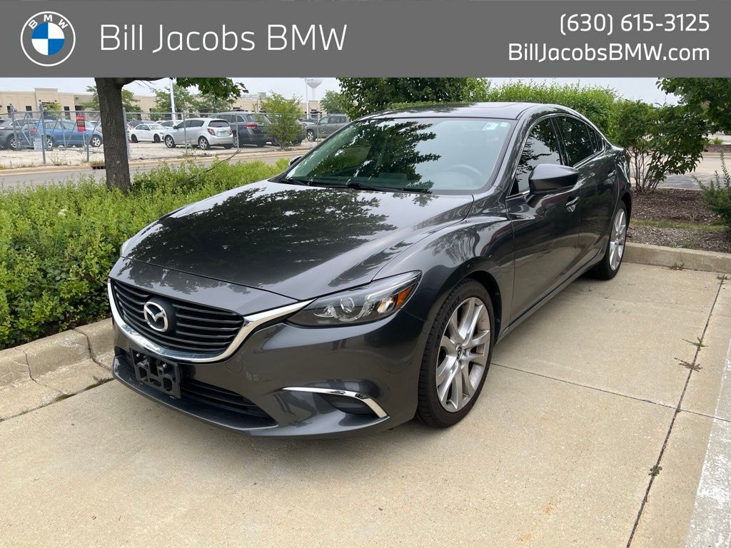 Machine Gray Metallic 2017 Mazda MAZDA6 Sedan Front-Wheel Drive 6-Speed Automatic