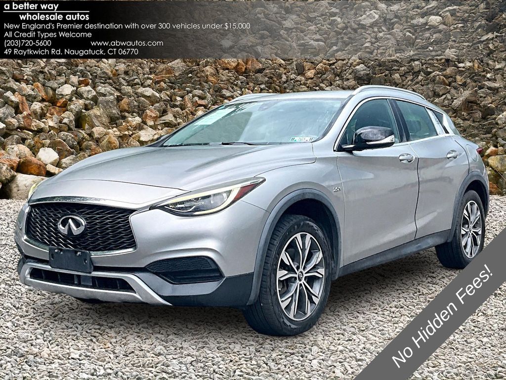 Blade Silver 2018 INFINITI QX30 SUV / Crossover All-Wheel Drive 7-Speed Automatic Overdrive