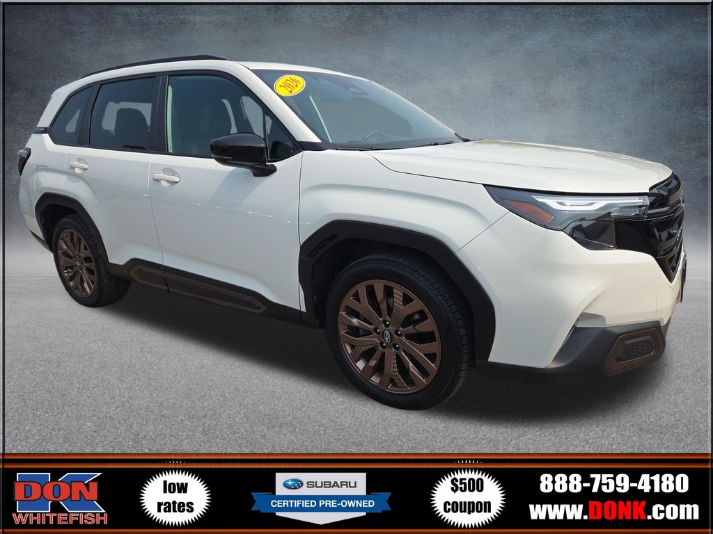 Crystal White Pearl 2026 Subaru Forester SUV / Crossover All-Wheel Drive Continuously Variable Transmission