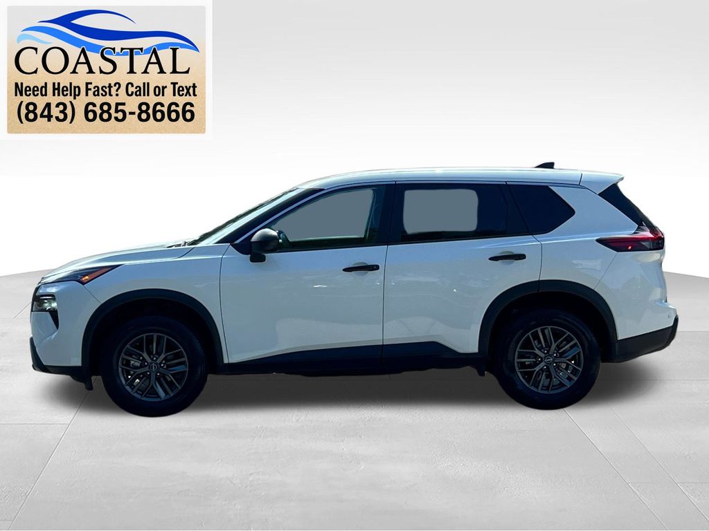 2024 Nissan Rogue S White at Coastal Chevrolet Cadillac