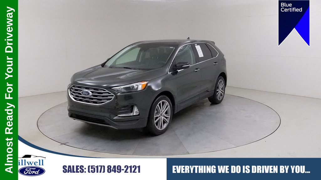 Green Metallic 2023 Ford Edge Titanium AWD SUV / Crossover All-Wheel Drive 8-Speed Automatic