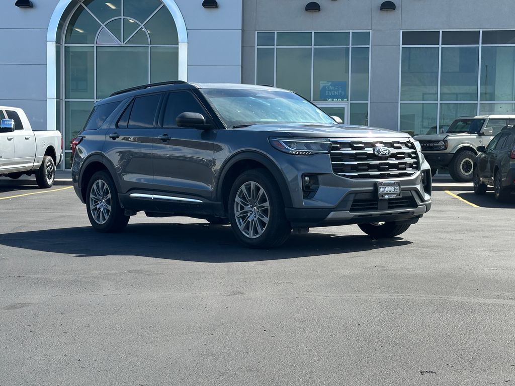 Gray Metallic 2025 Ford Explorer SUV / Crossover All-Wheel Drive Automatic