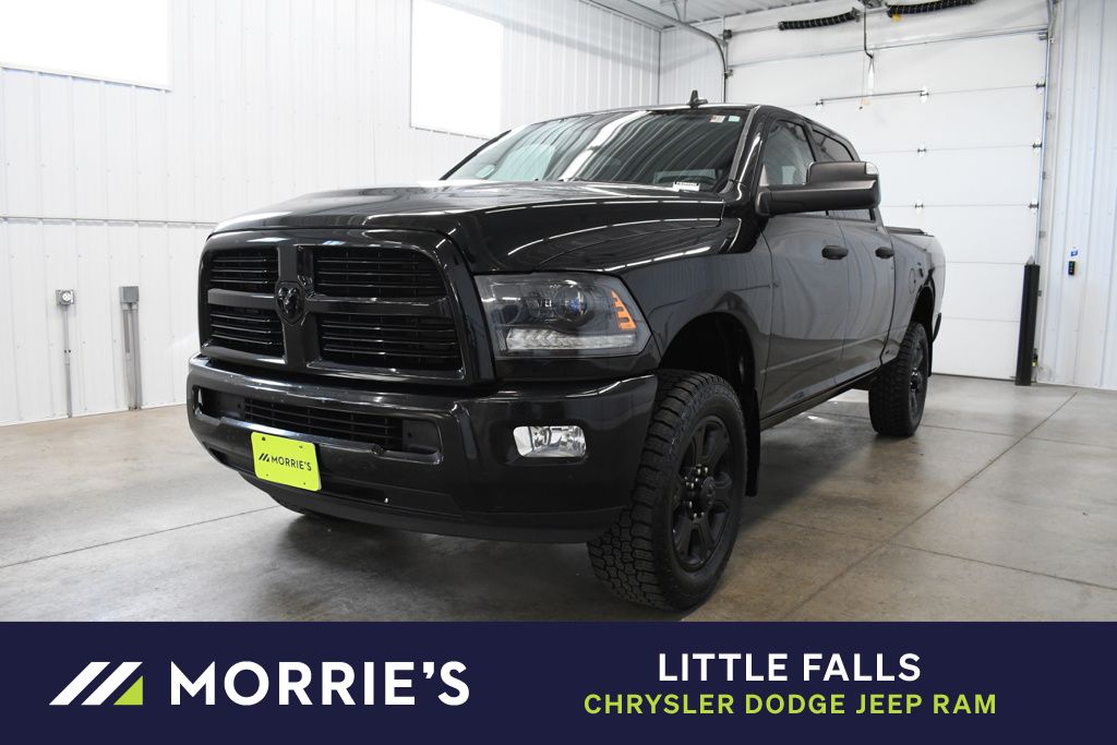 Black Clearcoat 2015 RAM 3500 Big Horn Crew Cab 4WD Pickup Truck Four-Wheel Drive 6-Speed Automatic
