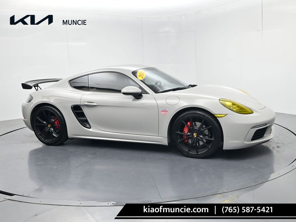 Chalk 2018 Porsche 718 Cayman S RWD Coupe Rear-Wheel Drive 7-Speed Automatic