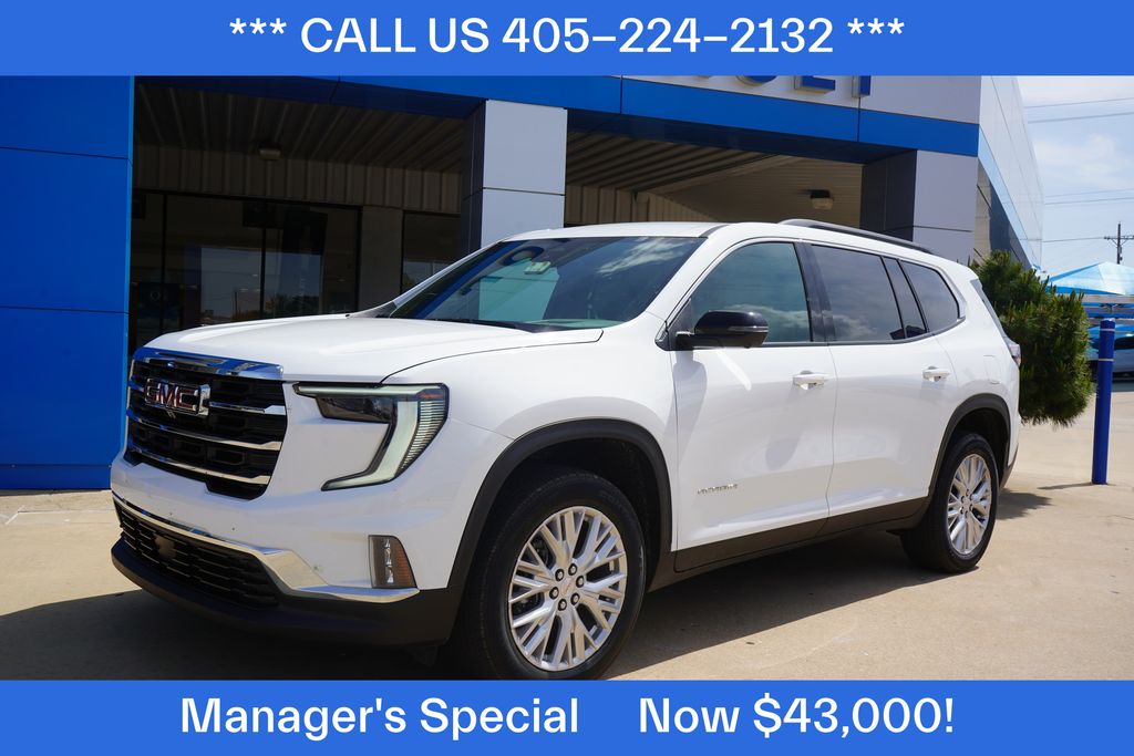 Summit White 2026 GMC Acadia SUV / Crossover Four-Wheel Drive 8-Speed Automatic