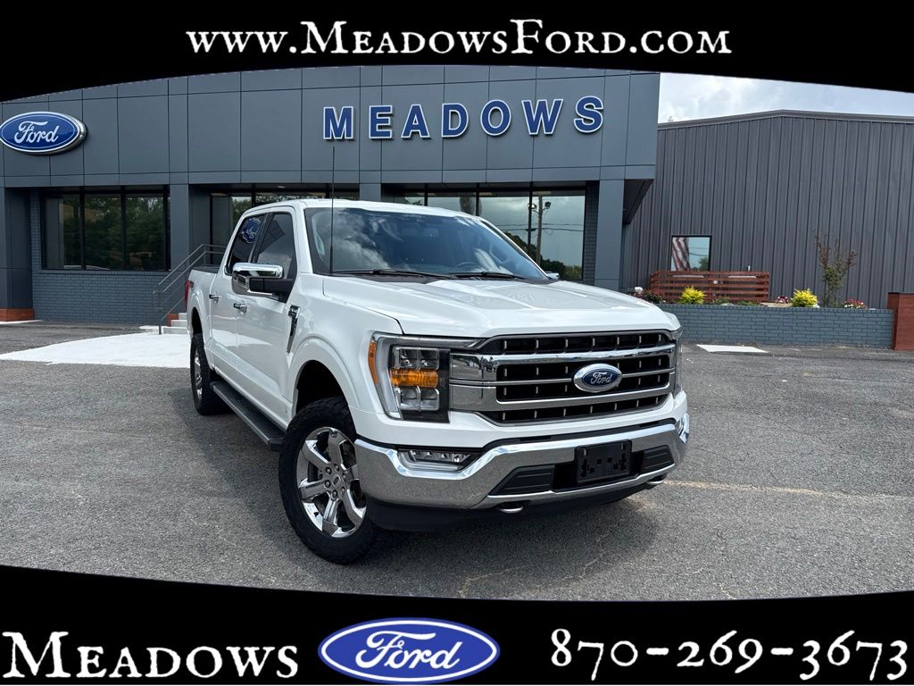 Star White Metallic Tri-Coat 2021 Ford F-150 Pickup Truck Four-Wheel Drive Automatic