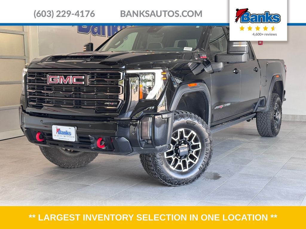 Onyx Black 2024 GMC Sierra 2500HD Pickup Truck Four-Wheel Drive Automatic