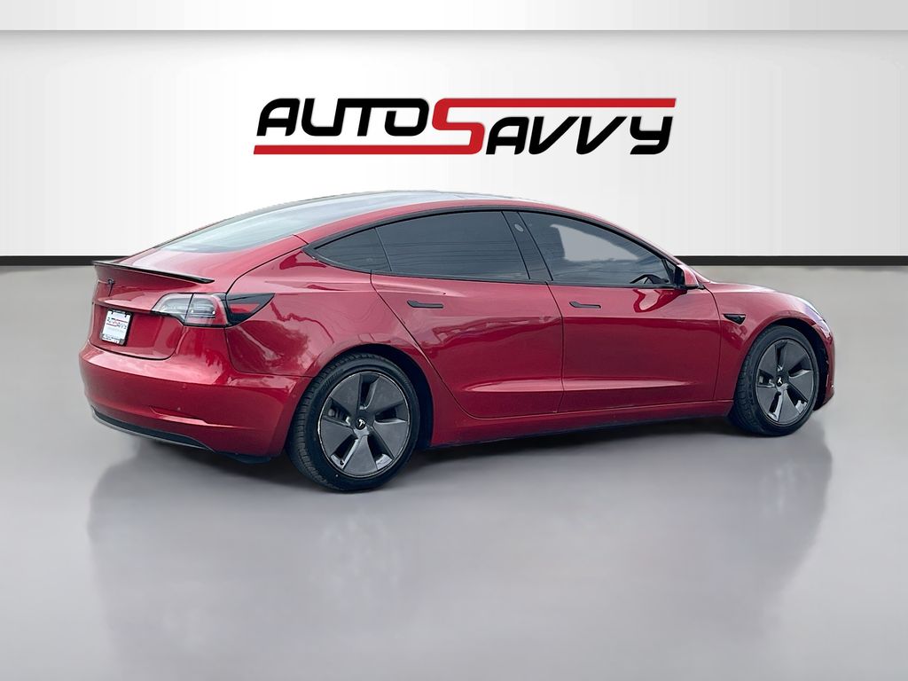 Used 2022 Red Tesla Base image 7