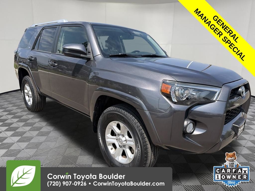Magnetic Gray Metallic 2018 Toyota 4Runner SUV / Crossover Four-Wheel Drive 5-Speed Automatic Overdrive