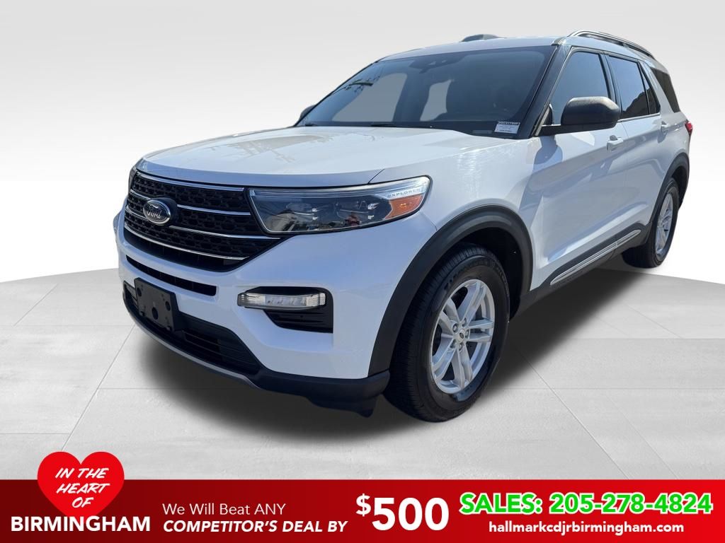 Oxford White 2020 Ford Explorer SUV / Crossover Rear-Wheel Drive Automatic