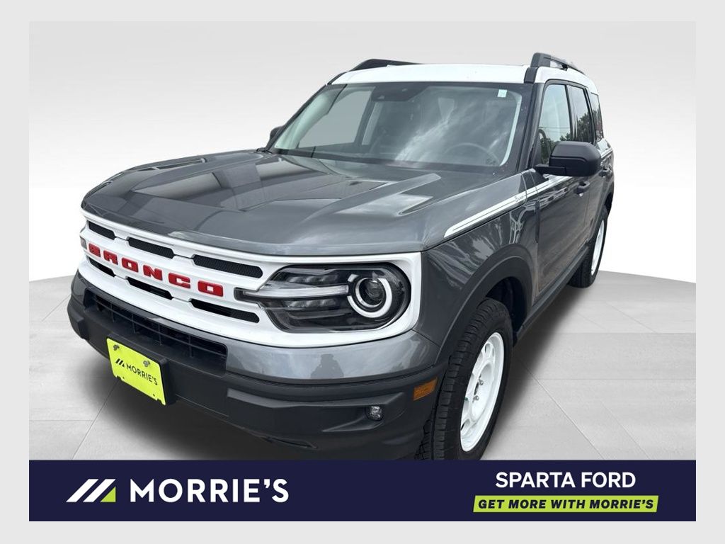 Gray Metallic 2024 Ford Bronco Sport SUV / Crossover All-Wheel Drive 8-Speed Automatic