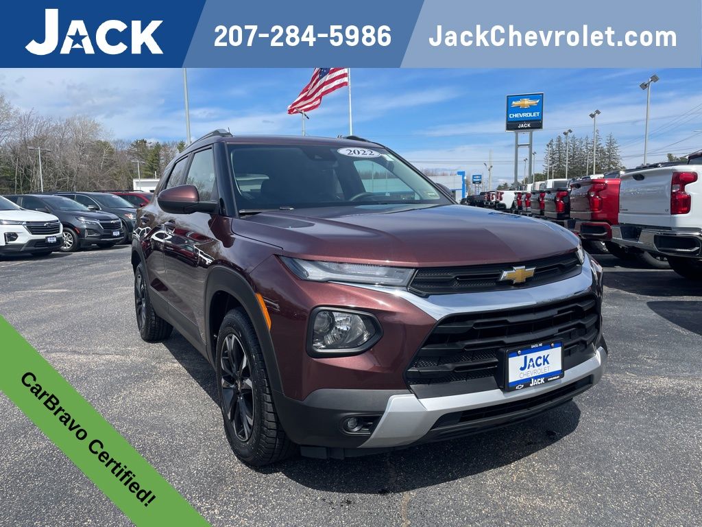 Mahogany Red Metallic 2022 Chevrolet Trailblazer SUV / Crossover Front-Wheel Drive Continuously Variable Transmission