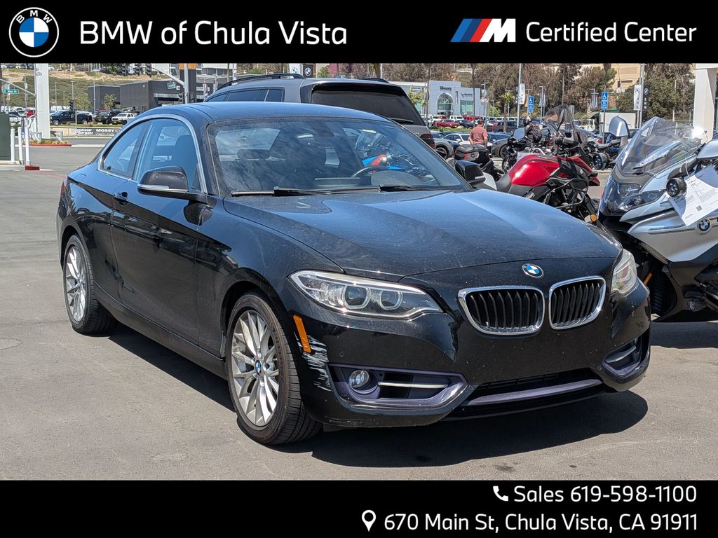 Black Sapphire Metallic 2016 BMW 2 Series 228i Coupe RWD Coupe Rear-Wheel Drive 8-Speed Automatic