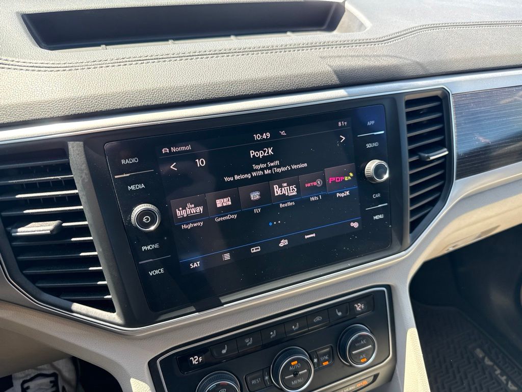 2019 Volkswagen Atlas 3.6L V6 SE White at Carlisle Cadillac Buick GMC