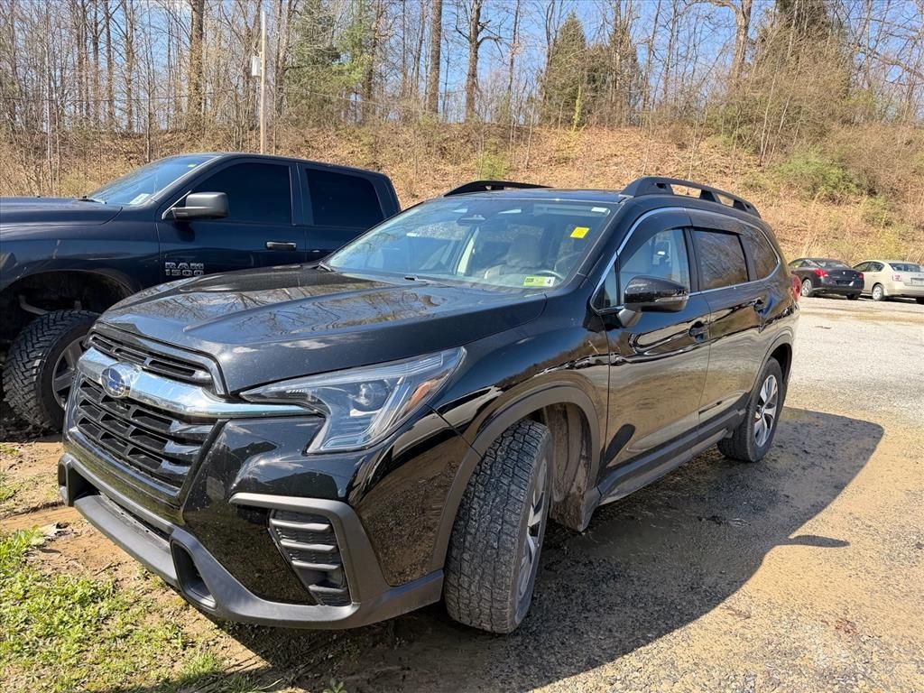 Crystal Black Silica 2023 Subaru Ascent Premium 7-Passenger AWD SUV / Crossover All-Wheel Drive Continuously Variable Transmission